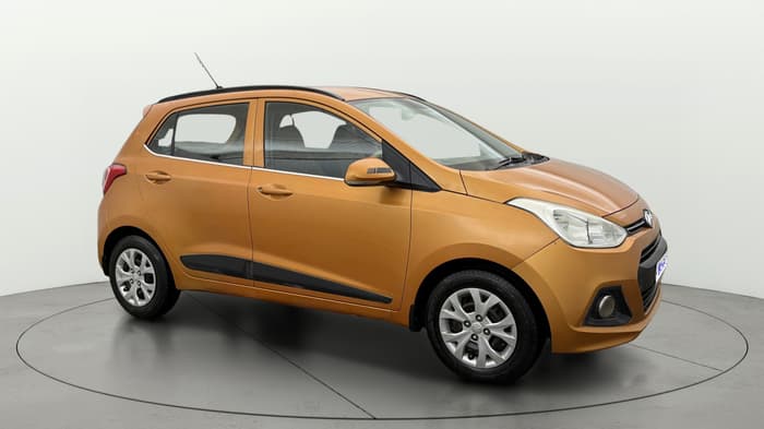 2016 Hyundai Grand i10 SPORTZ 1.2 KAPPA VTVT, Petrol, Manual, 48,370 km, Right Front Diagonal
