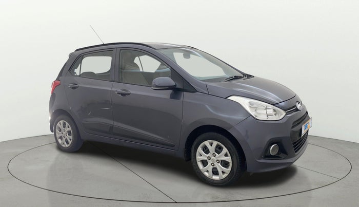 2015 Hyundai Grand i10 SPORTZ 1.2 KAPPA VTVT, Petrol, Manual, 29,847 km, Right Front Diagonal
