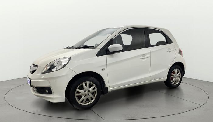 2014 Honda Brio V MT, Petrol, Manual, 85,790 km, Left Front Diagonal