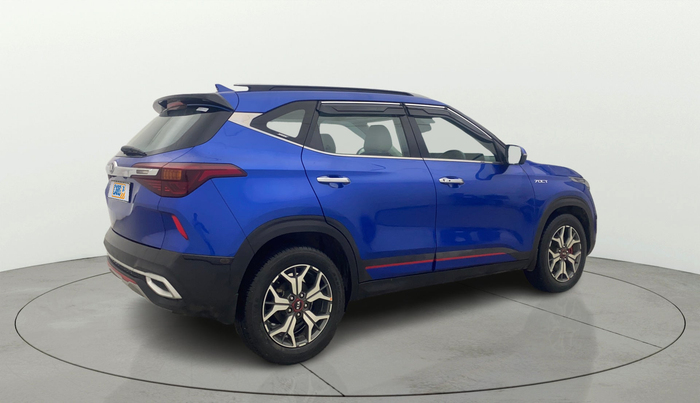 2019 KIA SELTOS GTX PLUS DCT 1.4 PETROL, Petrol, Automatic, 28,337 km, Right Back Diagonal