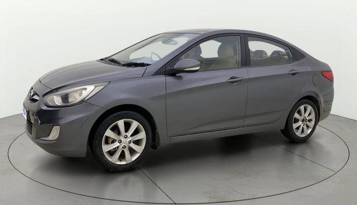 2012 Hyundai Verna FLUIDIC 1.6 VTVT SX, CNG, Manual, 99,536 km, Left Front Diagonal