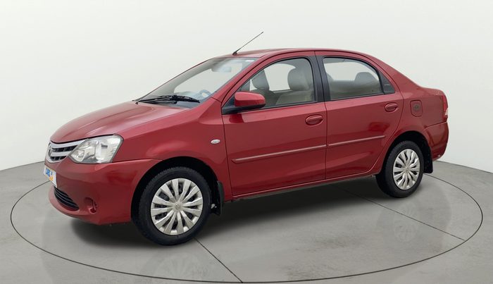 2013 Toyota Etios G, Petrol, Manual, 77,351 km, Left Front Diagonal