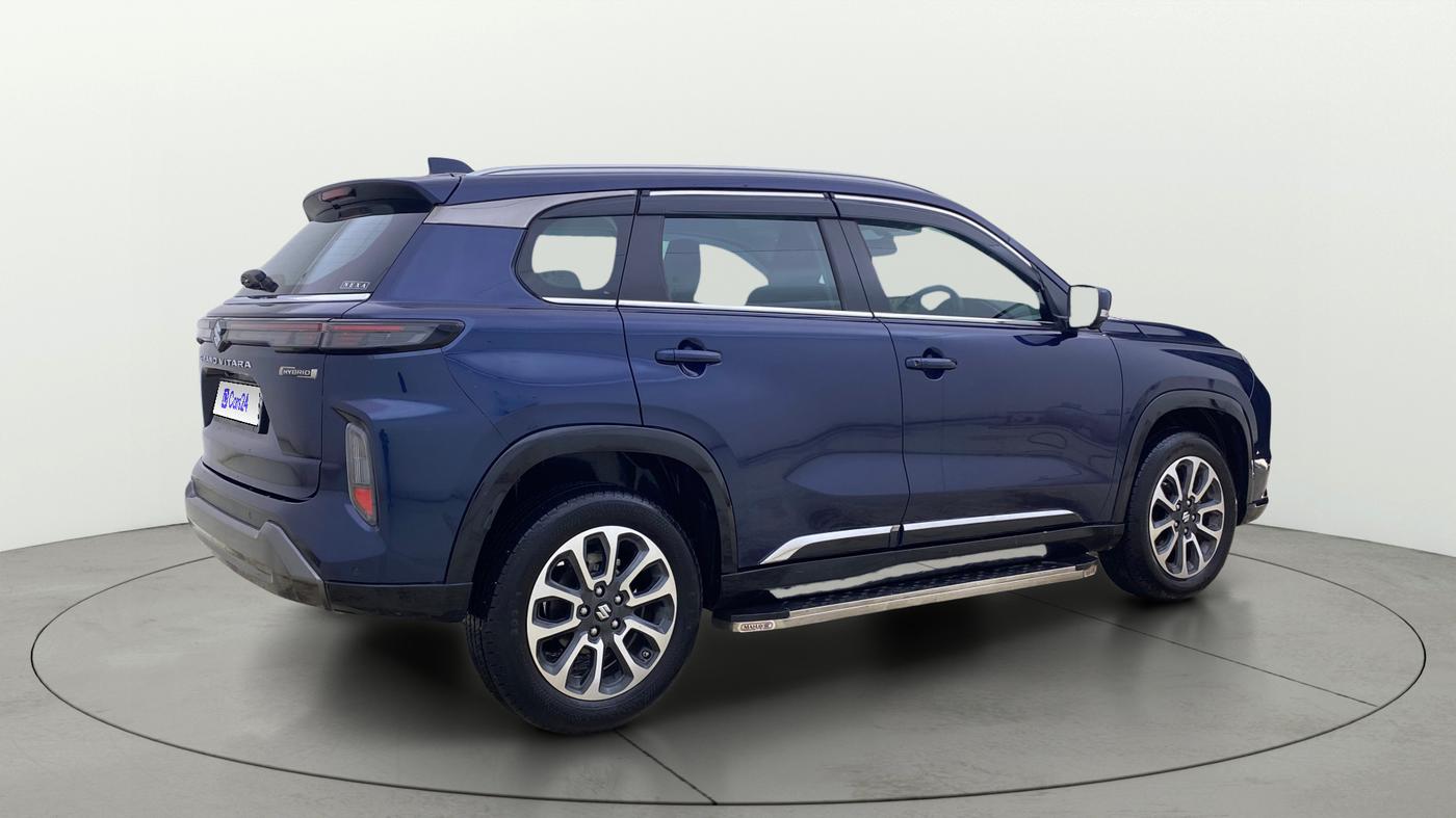 2024 Maruti Grand Vitara ALPHA PLUS HYBRID ECVT, Hybrid, Automatic, 9,618 km, Right Back Diagonal