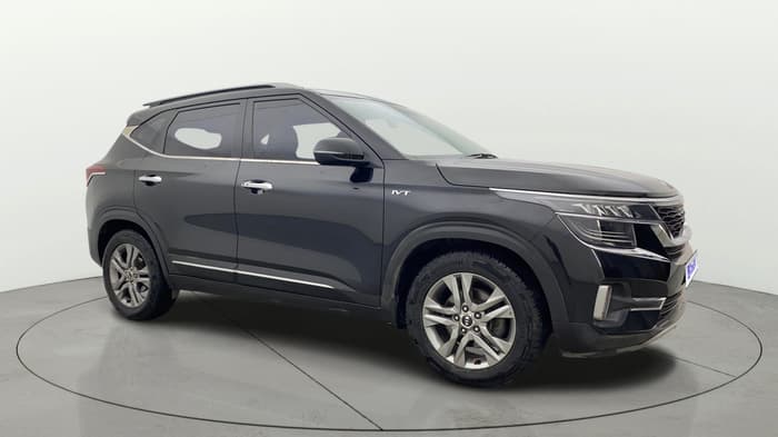 2020 KIA SELTOS HTX 1.5 CVT PETROL, Petrol, Automatic, 83,055 km, Right Front Diagonal
