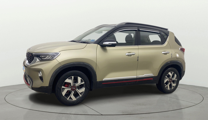 2020 KIA SONET GTX PLUS 1.0 IMT DUAL TONE, Petrol, Manual, 50,236 km, Left Front Diagonal