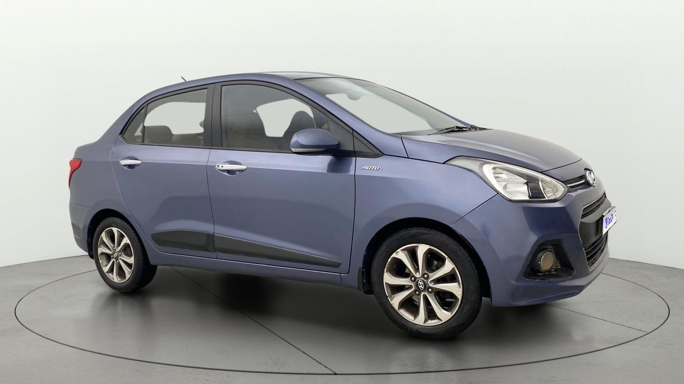 2015 Hyundai Xcent SX AT 1.2 (O), Petrol, Automatic, 50,093 km, Right Front Diagonal