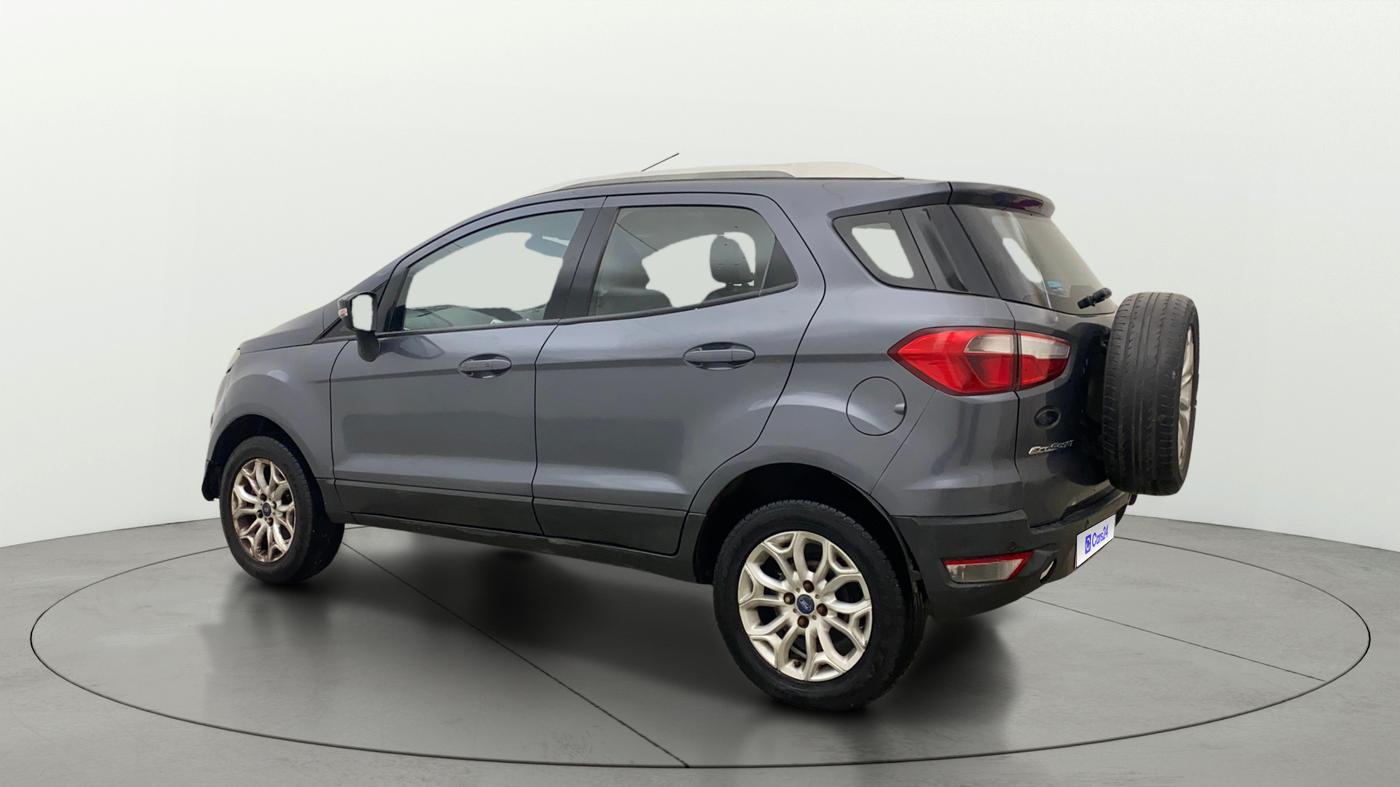 2014 Ford Ecosport TITANIUM 1.5L DIESEL (OPT), Diesel, Manual, 1,36,814 km, Left Back Diagonal