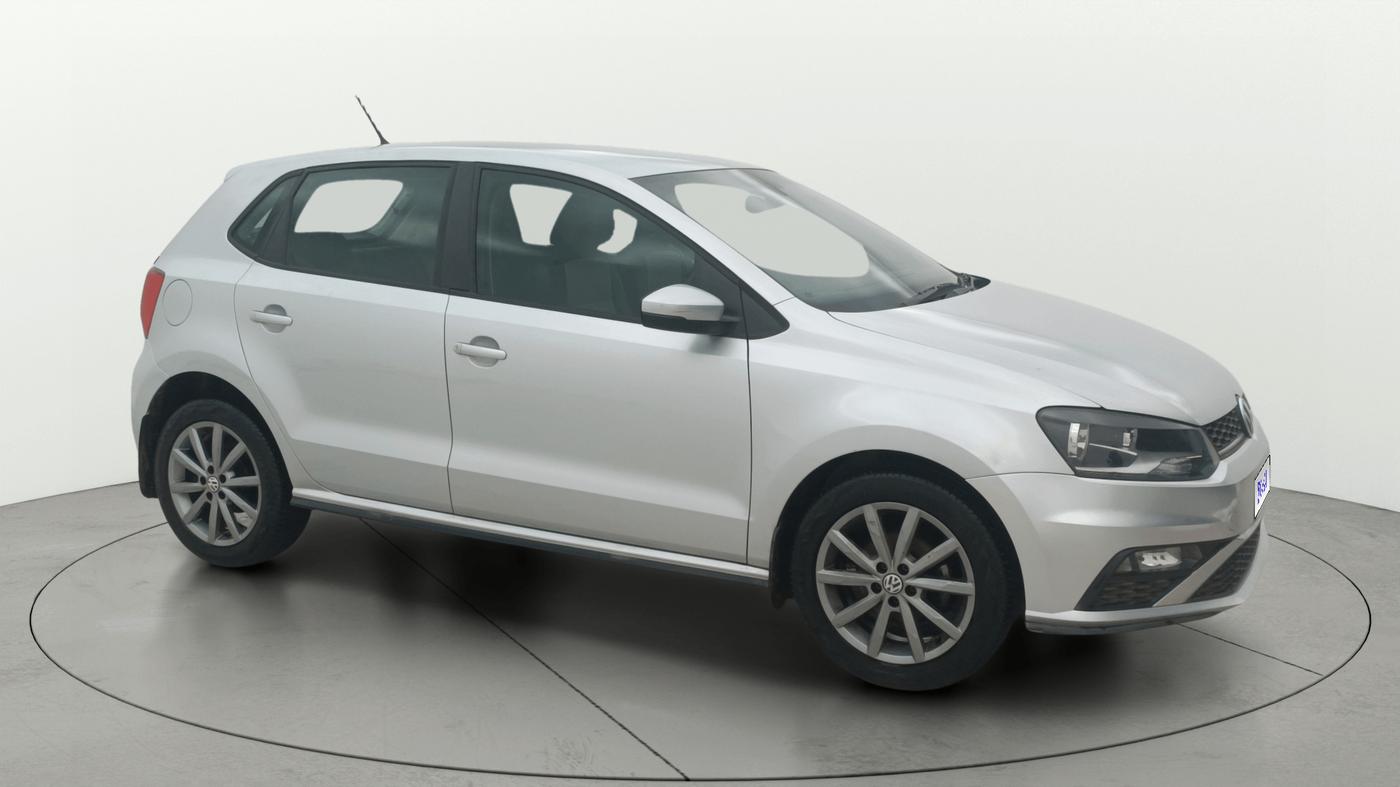 2021 Volkswagen Polo HIGHLINE PLUS 1.0, Petrol, Manual, 1,08,645 km, Right Front Diagonal