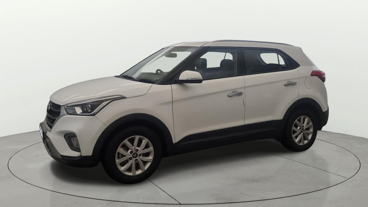 2019 Hyundai Creta SX 1.6 PETROL, Petrol, Manual, 1,08,364 km, Left Front Diagonal