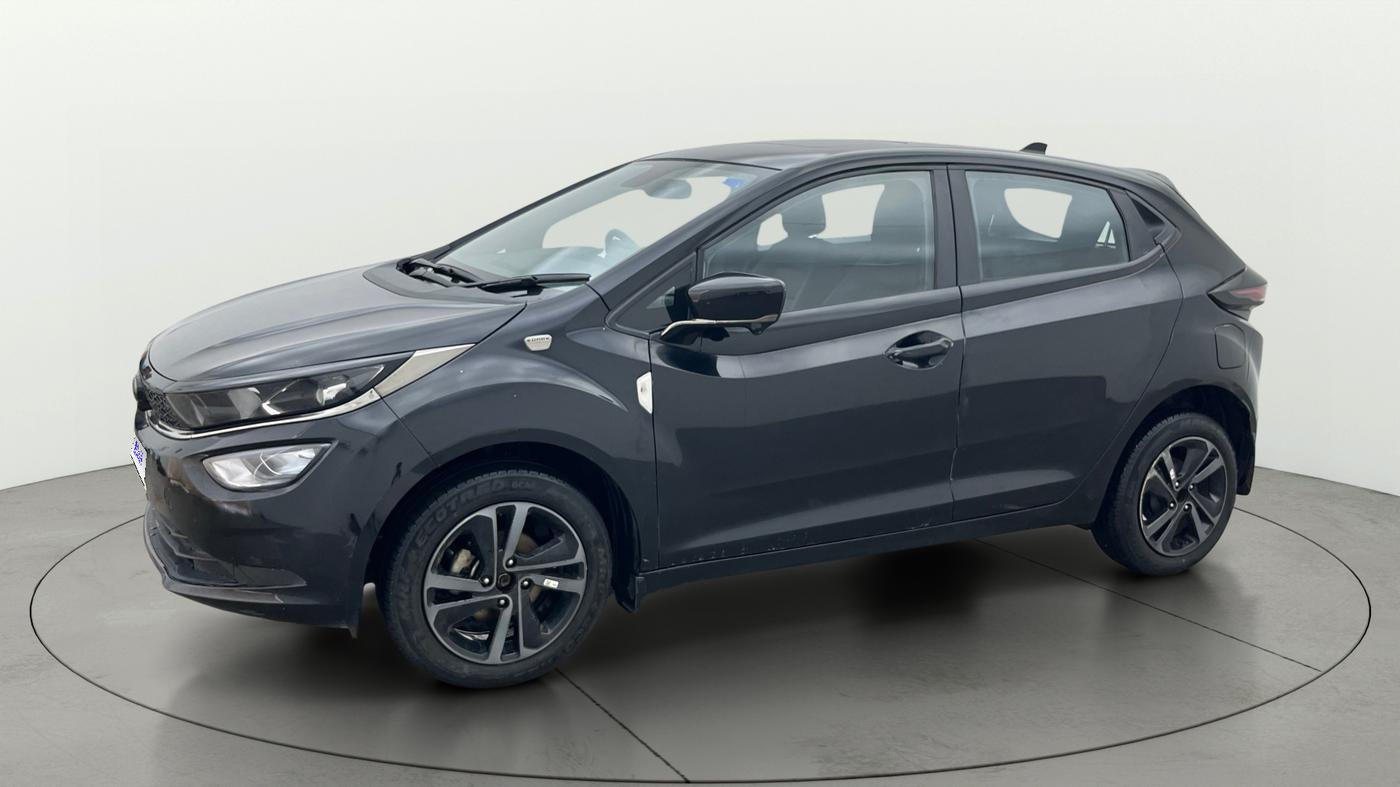 2024 Tata ALTROZ XZA Plus (S) Lux Dark Edition, Petrol, Automatic, 23,295 km, Left Front Diagonal