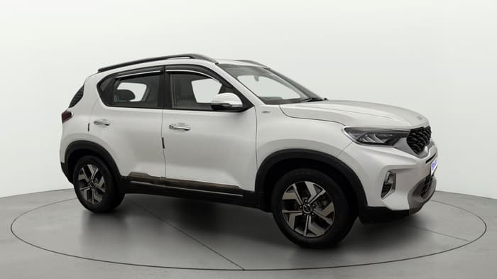 2021 KIA SONET HTX PLUS 1.0 IMT, Petrol, Manual, 47,114 km, Right Front Diagonal