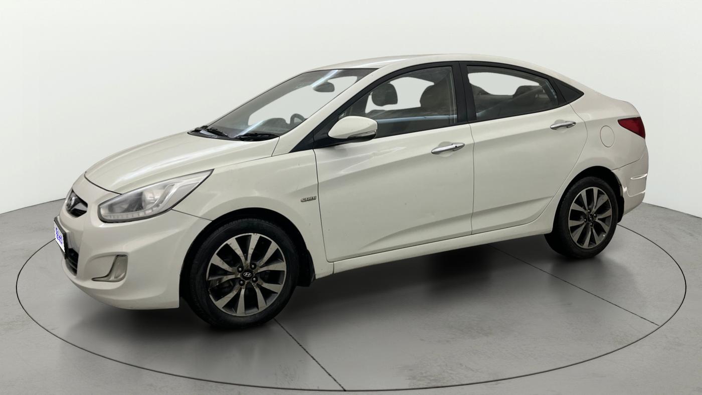 2013 Hyundai Verna FLUIDIC 1.6 CRDI SX OPT AT, Diesel, Automatic, 1,16,380 km, Left Front Diagonal