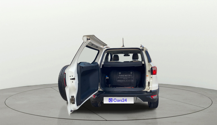 2019 Ford Ecosport TITANIUM + 1.5L PETROL, CNG, Manual, 1,24,698 km, Boot Door Open