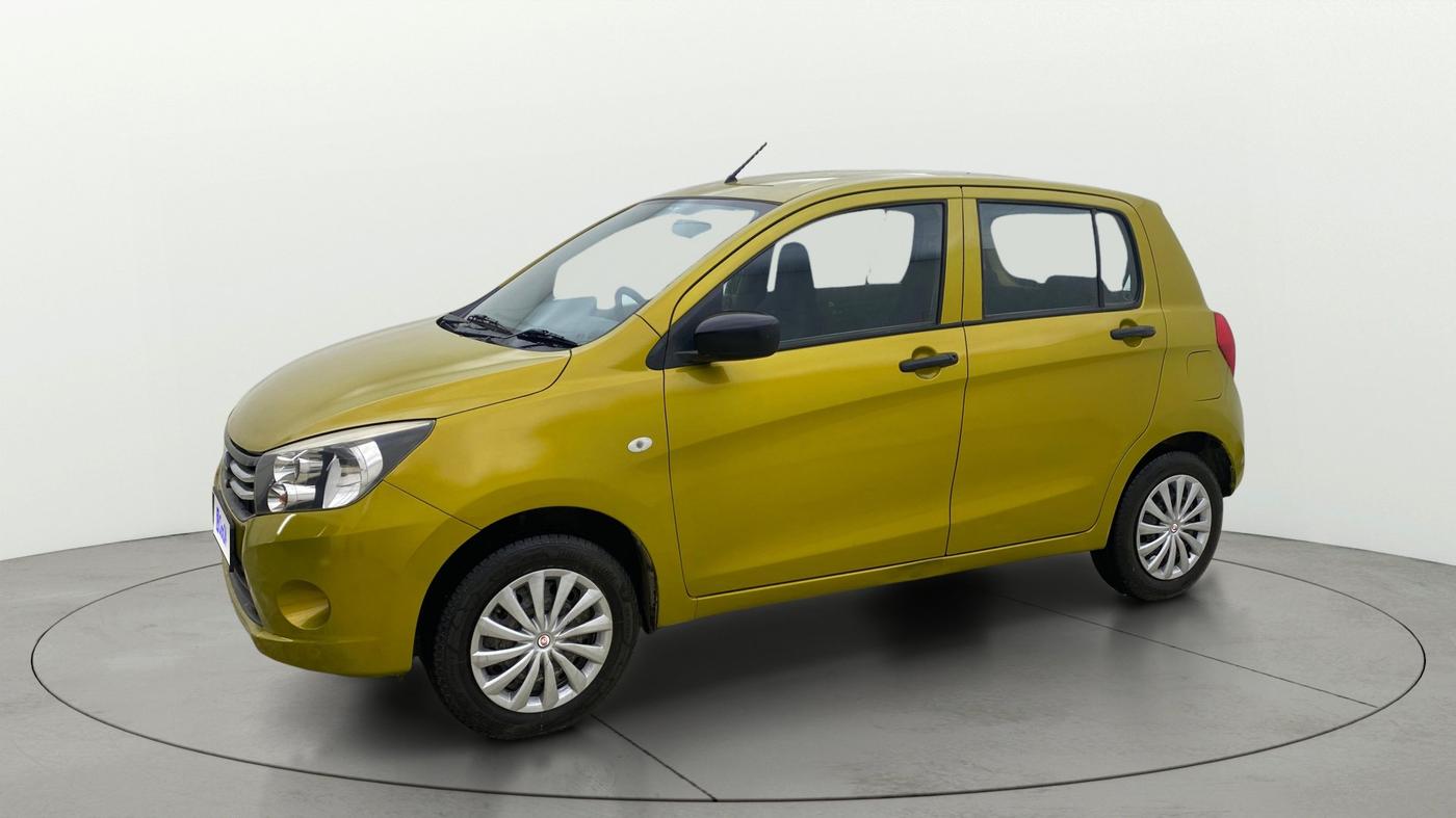 2014 Maruti Celerio VXI CNG, CNG, Manual, 1,17,536 km, Left Front Diagonal