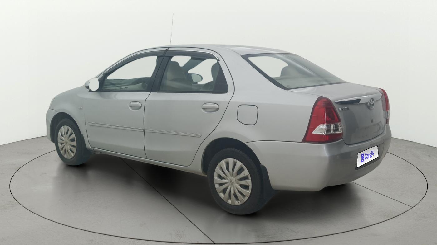 2014 Toyota Etios G, Petrol, Manual, 43,119 km, Left Back Diagonal