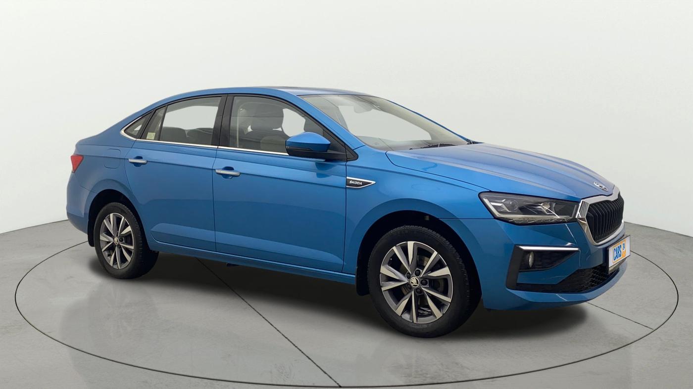 2022 Skoda SLAVIA STYLE 1.0L TSI MT, Petrol, Manual, 33,274 km, Right Front Diagonal
