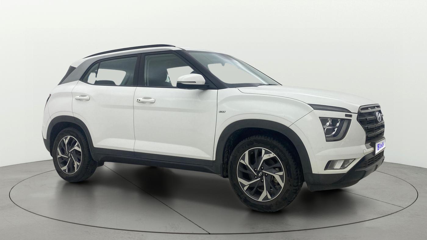 2023 Hyundai Creta SX (O) 1.4 TURBO DCT, Petrol, Automatic, 26,136 km, Right Front Diagonal