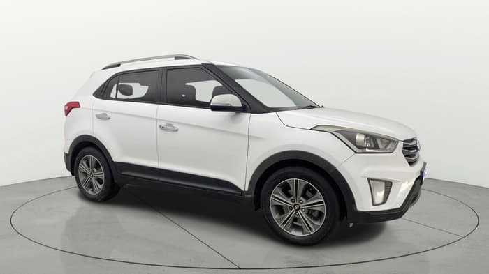 2018 Hyundai Creta SX PLUS AT 1.6 DIESEL, Diesel, Automatic, 1,22,910 km, Right Front Diagonal