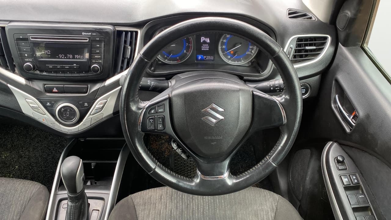 2017 Maruti Baleno ZETA CVT PETROL 1.2, Petrol, Automatic, 67,747 km, Steering Wheel Close Up