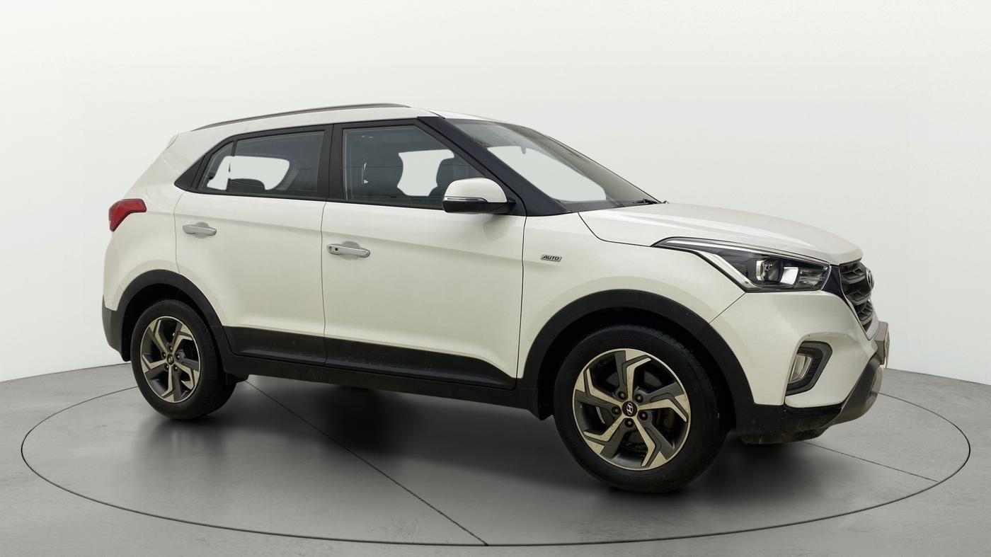2018 Hyundai Creta SX AT 1.6 PETROL, Petrol, Automatic, 91,966 km, Right Front Diagonal