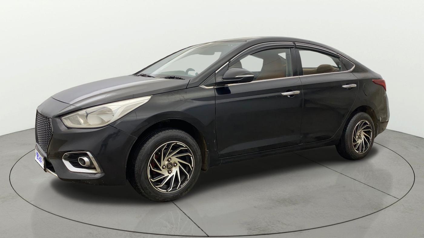 2019 Hyundai Verna 1.4 EX PETROL, Petrol, Manual, 78,119 km, Left Front Diagonal
