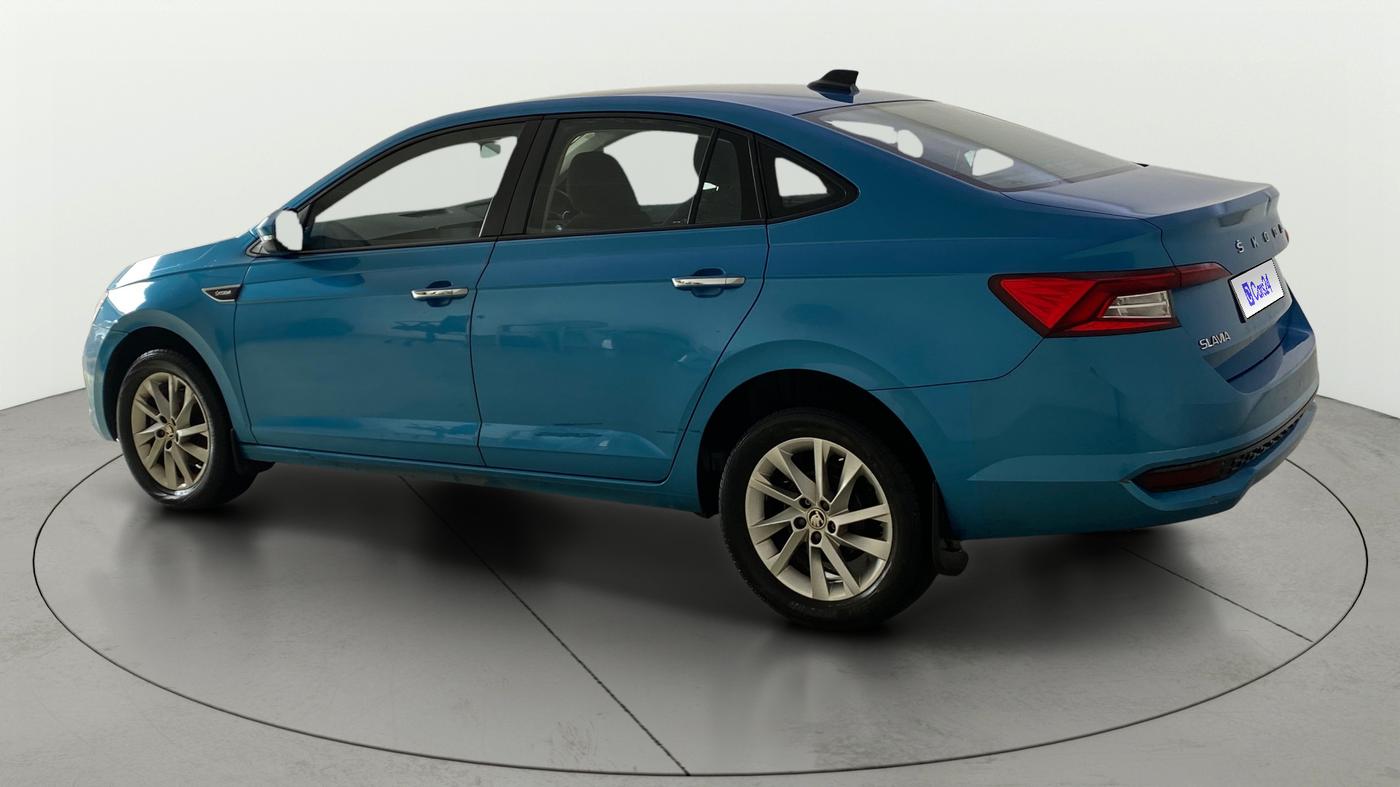 2023 Skoda SLAVIA AMBITION 1.0L TSI AT, Petrol, Automatic, 41,121 km, Left Back Diagonal