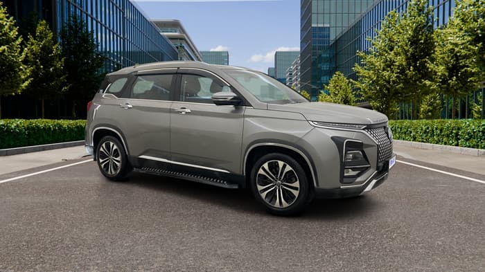 2023 MG HECTOR PLUS SHARP PRO 1.5 PETROL TURBO CVT 7 STR, Petrol, Automatic, 88,098 km, Right Front Diagonal