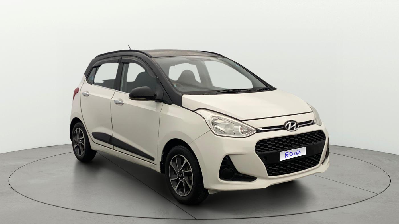 2018 Hyundai Grand i10 ASTA 1.2 KAPPA VTVT, Petrol, Manual, 66,404 km, Right Front Diagonal