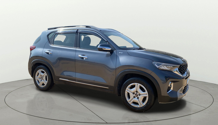 2021 KIA SONET HTX 1.0 IMT, Petrol, Manual, 52,216 km, Right Front Diagonal