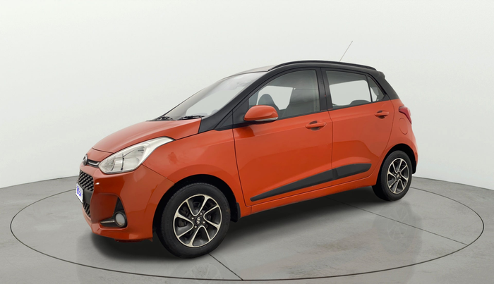 2018 Hyundai Grand i10 SPORTZ (O) AT 1.2 KAPPA VTVT, Petrol, Automatic, 59,569 km, Left Front Diagonal