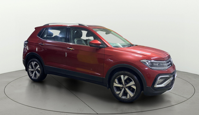 2022 Volkswagen TAIGUN TOPLINE 1.0 TSI MT, Petrol, Manual, 39,605 km, Right Front Diagonal