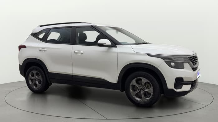 2021 KIA SELTOS HTK PLUS 1.5, Petrol, Manual, 1,06,009 km, Right Front Diagonal