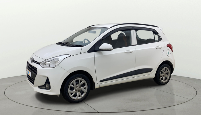 2019 Hyundai Grand i10 SPORTZ 1.2 KAPPA VTVT, Petrol, Manual, 45,648 km, Left Front Diagonal