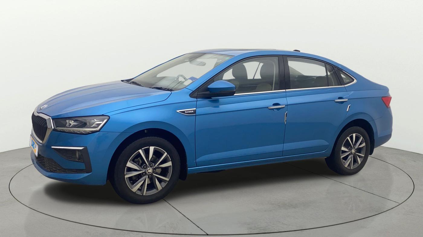 2022 Skoda SLAVIA STYLE 1.0L TSI AT, Petrol, Automatic, 17,626 km, Left Front Diagonal