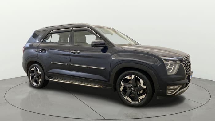 2022 Hyundai ALCAZAR PLATINUM(O) 7STR 1.5 AT, Diesel, Automatic, 43,901 km, Right Front Diagonal