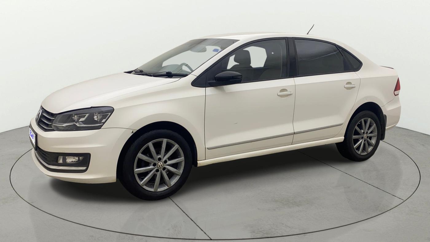 2019 Volkswagen Vento HIGHLINE PLUS 1.2 AT 16 ALLOY, Petrol, Automatic, 65,345 km, Left Front Diagonal