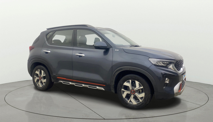 2022 KIA SONET HTX ANNIVERSARY EDITION 1.0 IMT, Petrol, Manual, 21,481 km, Right Front Diagonal