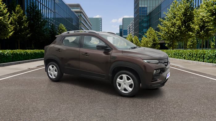 2021 Renault Kiger RXT AMT, Petrol, Automatic, 27,575 km, Right Front Diagonal