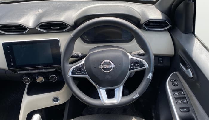 2021 Nissan MAGNITE XV TURBO CVT, Petrol, Automatic, 18,496 km, Steering Wheel Close Up