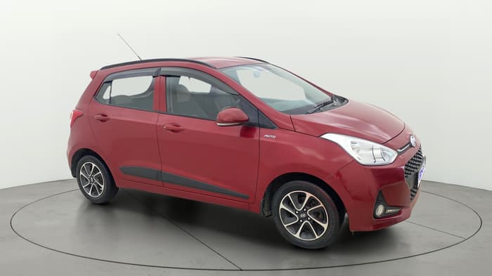2018 Hyundai Grand i10 SPORTZ AT 1.2 KAPPA VTVT, Petrol, Automatic, 36,083 km, Right Front Diagonal