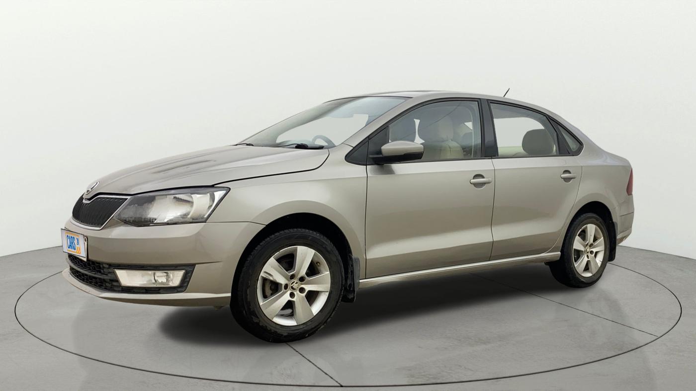 2017 Skoda Rapid AMBITION 1.6 MPI AT, Petrol, Automatic, 1,20,442 km, Left Front Diagonal