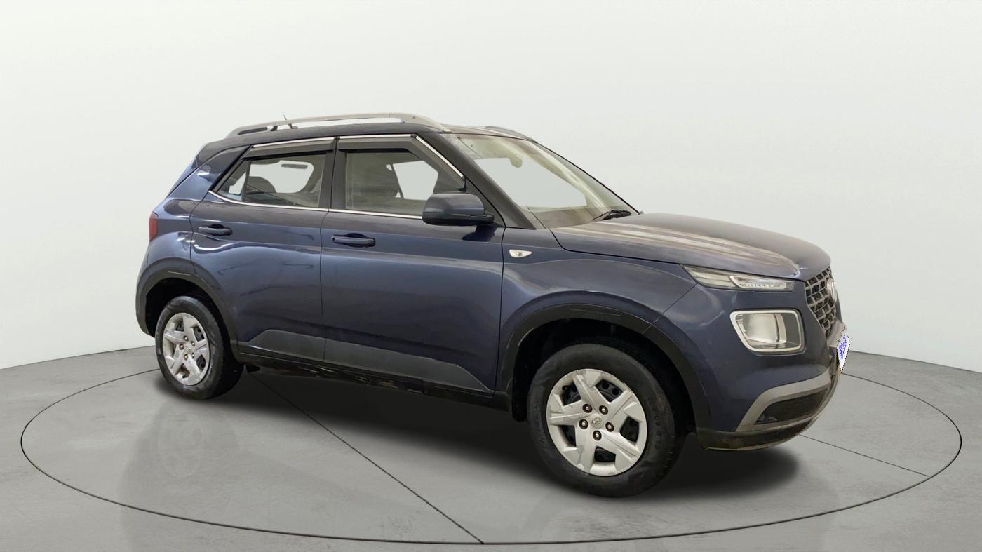 2019 Hyundai VENUE S 1.2, Petrol, Manual, 1,14,340 km, Right Front Diagonal