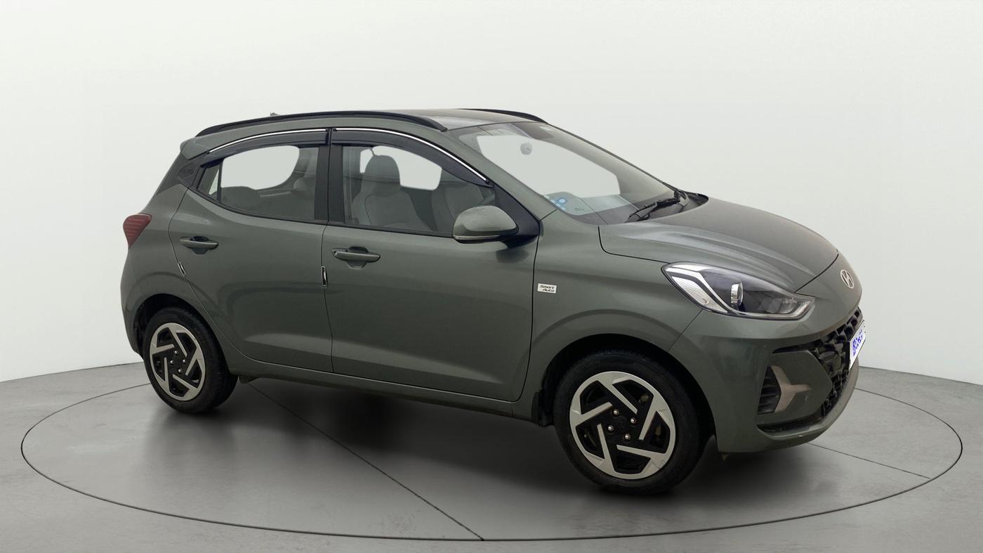 2023 Hyundai GRAND I10 NIOS SPORTZ AMT 1.2 KAPPA VTVT, Petrol, Automatic, 7,964 km, Right Front Diagonal