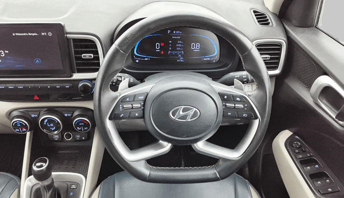 2023 Hyundai VENUE SX (O) 1.0 TURBO DCT, Petrol, Automatic, 34,178 km, Steering Wheel Close Up