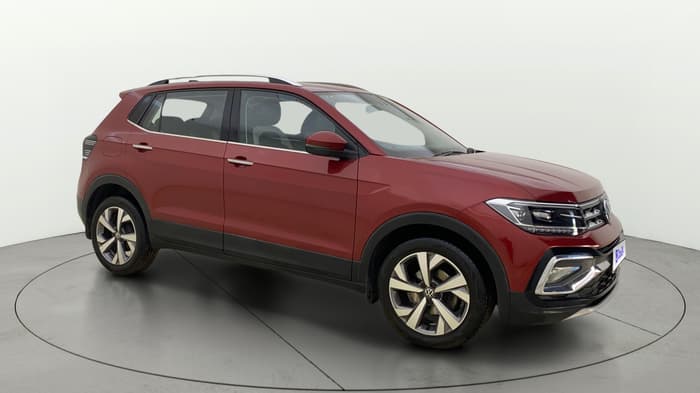 2023 Volkswagen TAIGUN TOPLINE 1.0 TSI AT, Petrol, Automatic, 4,893 km, Right Front Diagonal