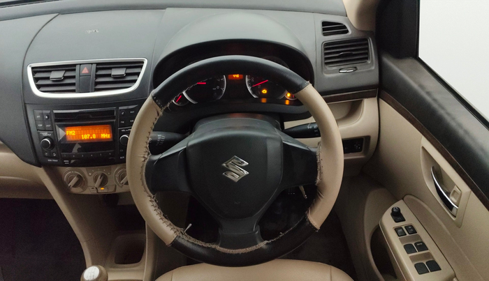 2015 Maruti Swift Dzire VXI, Petrol, Manual, 51,714 km, Steering Wheel Close Up