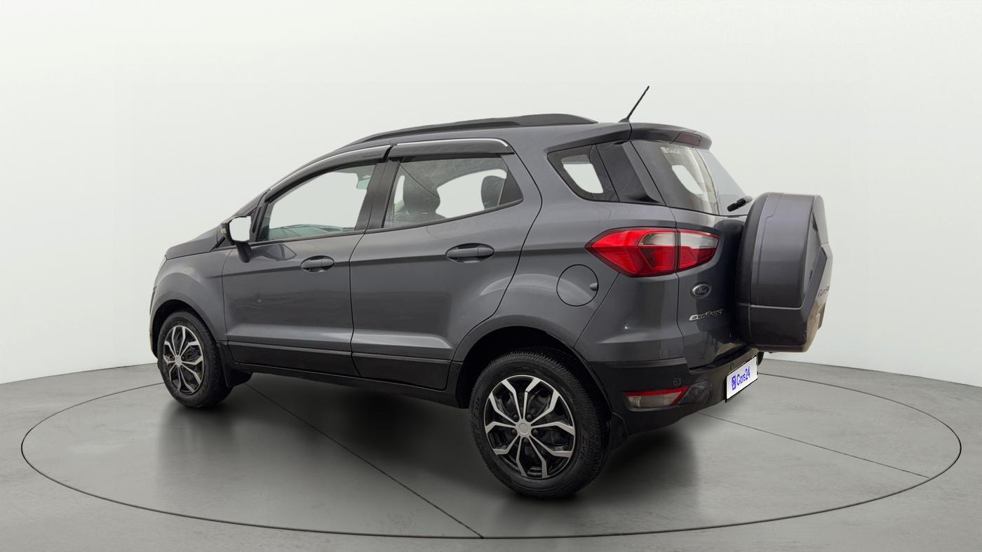2018 Ford Ecosport TREND + 1.5L PETROL AT, Petrol, Automatic, 80,903 km, Left Back Diagonal