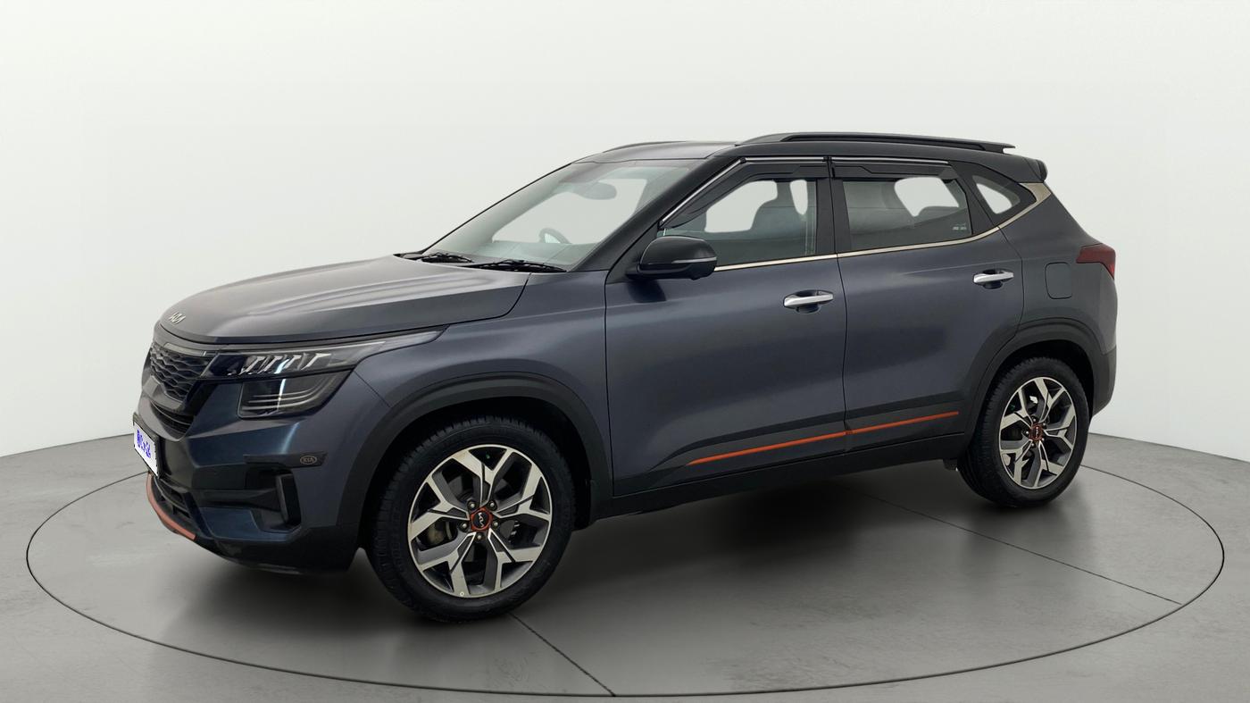2021 KIA SELTOS X LINE 1.4 PETROL DCT, Petrol, Automatic, 58,027 km, Left Front Diagonal