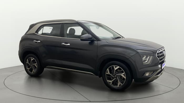 2021 Hyundai Creta SX (O) AT 1.5 DIESEL, Diesel, Automatic, 96,871 km, Right Front Diagonal