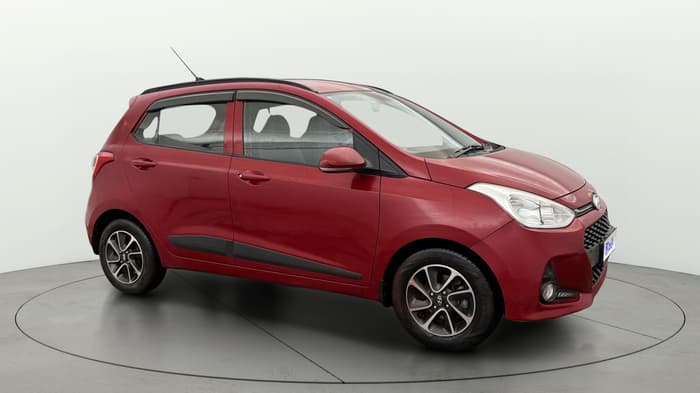 2017 Hyundai Grand i10 SPORTZ (O) AT 1.2 KAPPA VTVT, Petrol, Automatic, 35,103 km, Right Front Diagonal